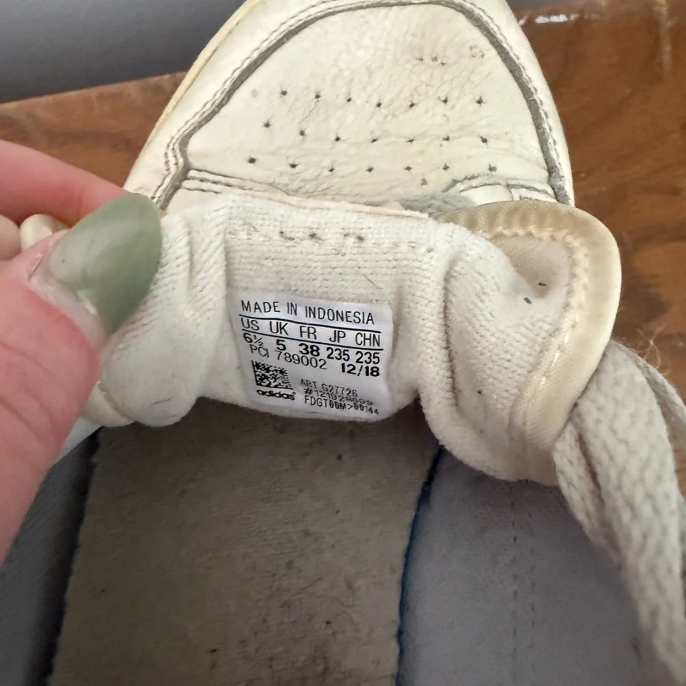 Adidas Off-White, Pink and Lavender Sneakers